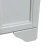 Mobile bagno a terra 55 bianco decape con lavabo e specchio  Romantica