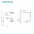 Set doccia nero opaco completo di soffione tondo 30 cm, kit doccetta e miscelatore