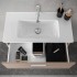 Mobile bagno sospeso 80 corda con lavabo e specchio  Miami
