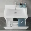 Mobile bagno sospeso 60 bianco lucido con lavabo e specchio  Miami