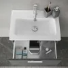 Mobile bagno sospeso 60 antracite con pensile 145 lavabo e specchio  Miami