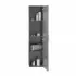 Mobile bagno sospeso 60 antracite con pensile 145 lavabo e specchio  Miami