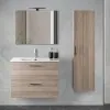 Pensile bagno sospeso H 145 corda con ripiani regolabili  Miami 