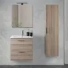 Mobile bagno sospeso 60 corda con pensile 145 lavabo e specchio  Miami