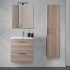 Mobile bagno sospeso 60 corda con pensile 145 lavabo e specchio  Miami