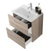 Mobile bagno sospeso 60 corda con pensile 145 lavabo e specchio  Miami