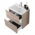 Mobile bagno sospeso 60 corda con pensile 145 lavabo e specchio  Miami