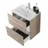 Mobile bagno sospeso 60 corda con pensile 145 lavabo e specchio  Miami