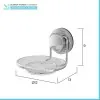 Set accessori a muro 6 pezzi in acciaio cromato fissaggio con ventosa  Dinamik 