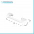 Set accessori a muro 7 pezzi in ABS bianco con doppio fissaggio  Gioia 