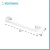 Set accessori a muro 5 pezzi in ABS bianco con doppio fissaggio  Gioia 