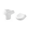 Set accessori a muro portaspazzolini e portasapone in ABS  Gioia