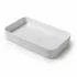 Lavabo da appoggio rettangolare 65 in ceramica bianco lucido  Epsilon 