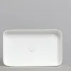 Lavabo da appoggio rettangolare 65 in ceramica bianco lucido  Epsilon 