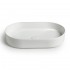 Lavabo da appoggio ovale 60 in ceramica bianco opaco  Epsilon 