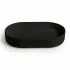 Lavabo da appoggio ovale 60 in ceramica nero opaco  Epsilon 