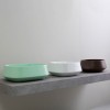 Lavabo da appoggio in ceramica bianco opaco quadrato 42 cm  Aris