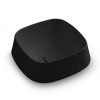 Lavabo da appoggio in ceramica nero opaco quadrato 42 cm  Aris