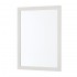 Specchio bagno 57x67 cornice bianco effetto legno reversibile Wood