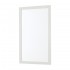 Specchio bagno 67x87 cornice bianco effetto legno reversibile Wood