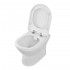Sanitari filomuro Rimless scarico universale e copriwc soft-close  Round