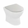 Copriwater originale serie Round slim softclose in termoindurente bianco