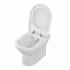 Copriwater originale serie Round slim softclose in termoindurente bianco
