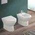 Copriwater originale serie Round slim softclose in termoindurente bianco