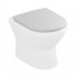 Copriwater originale serie Round in termoindurente bianco lucido