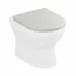 Copriwater originale serie Round in termoindurente bianco lucido