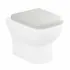 Copriwater originale serie Square in termoindurente bianco 