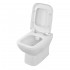 Copriwater originale serie Square in termoindurente bianco 