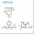 Sanitari sospesi Rimless in ceramica lucida e copriwc soft-close  Venti