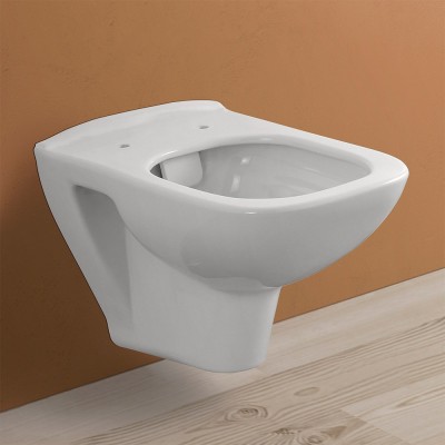 Wc sospeso senza brida Rimless bianco in ceramica lucida  Venti 