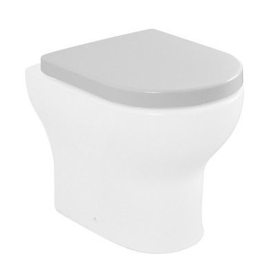 Copriwater originale serie Pestum bianco lucido in termoindurente 