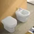 Copriwater originale serie Pestum bianco lucido in termoindurente 