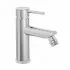 Miscelatore bidet inox cromato lucido con piletta click-clack  York 