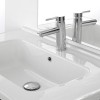 Set miscelatori lavabo e bidet cromato lucido con piletta click-clack  York