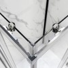 Box doccia angolare 70x70 cm doppio scorrevole vetro trasparente  Tay