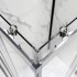 Box doccia angolare 70x70 cm doppio scorrevole vetro trasparente  Tay