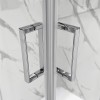 Box doccia 3 lati 70 cm doppio scorrevole trasparente H 195 cm  Tay