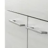 Mobile lavatoio 60x50 cm 2 ante bianco venato con vaschetta in resina