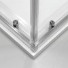 Box doccia angolare 70x70 cm doppio scorrevole vetro trasparente  Tay