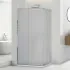 Box doccia angolare 70x120 cm doppio scorrevole vetro stampato  Tay