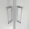 Box doccia angolare 70x120 cm doppio scorrevole vetro stampato  Tay