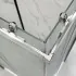 Box doccia angolare 70x120 cm doppio scorrevole vetro stampato  Tay