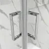 Box doccia angolare 80x120 cm doppio scorrevole vetro trasparente  Tay