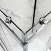 Box doccia angolare 80x120 cm doppio scorrevole vetro trasparente  Tay