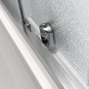 Box doccia angolare 80x100 cm doppio scorrevole vetro stampato  Tay