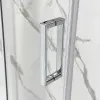 Porta doccia nicchia 140 cm scorrevole trasparente con profilo cromo  Tay 